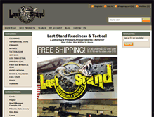 Tablet Screenshot of laststandtactical.com